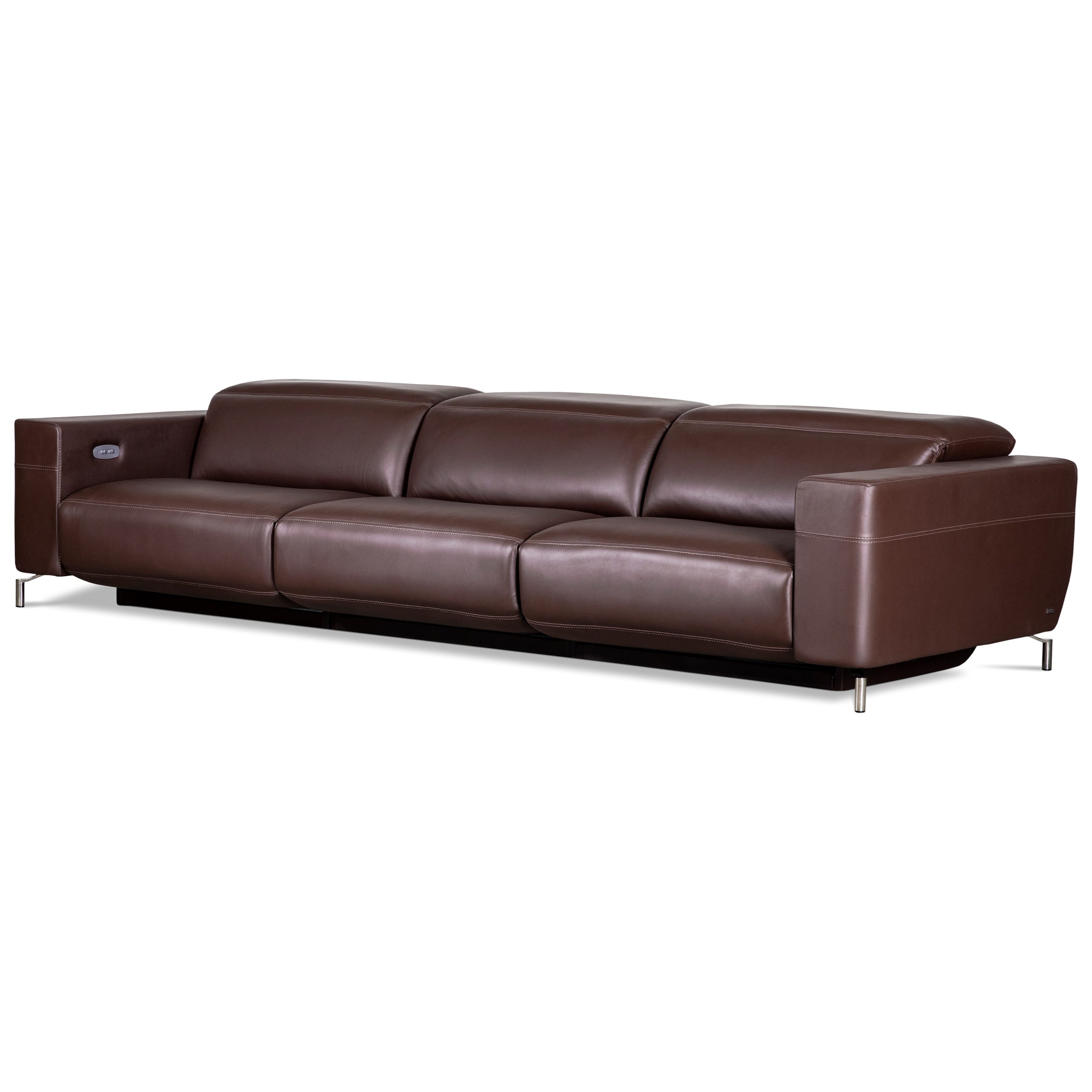 American Leather Monza Contemporary EuropeanStyle Modular 3Seat Power